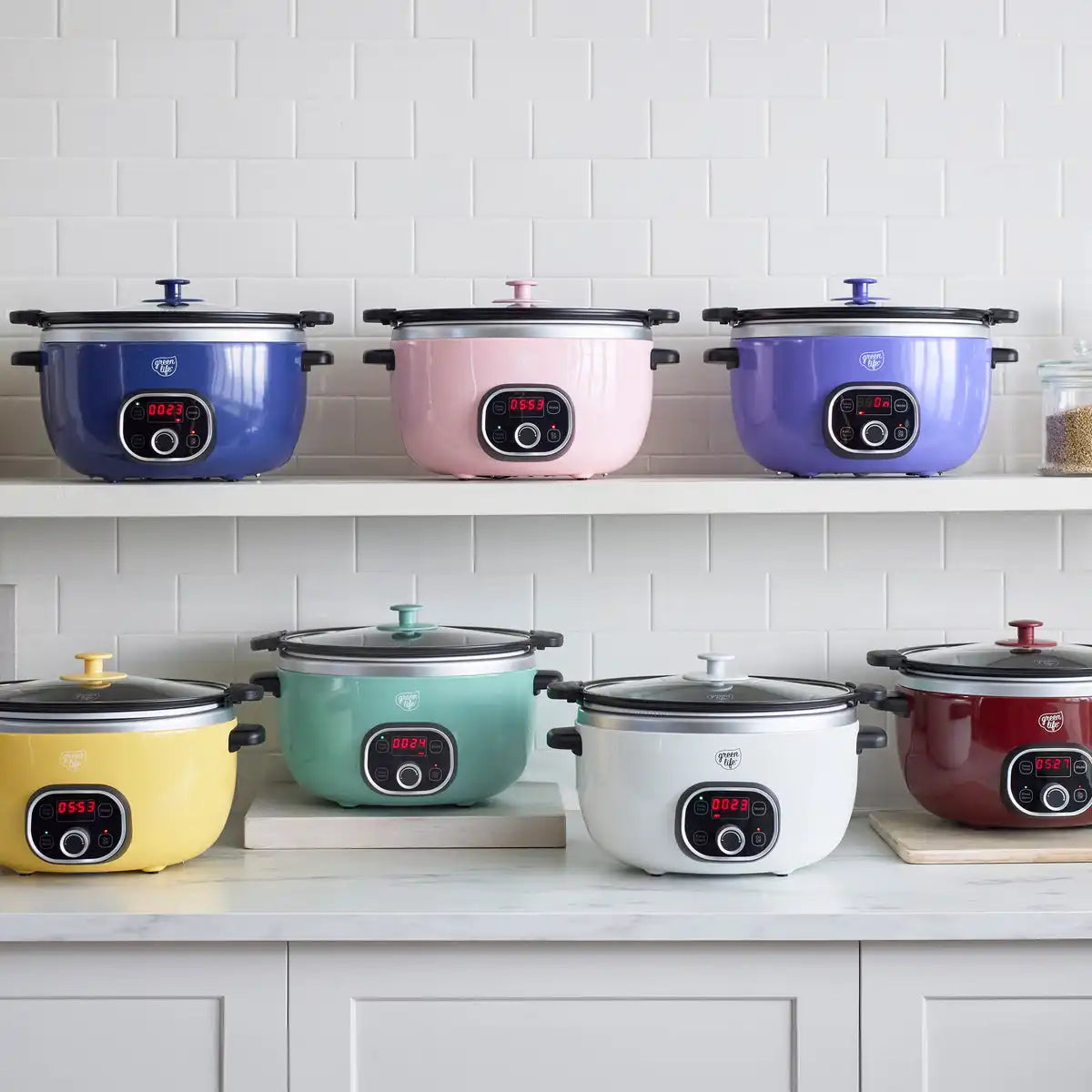 GreenLife Healthy 6-Quart Slow Cooker | White