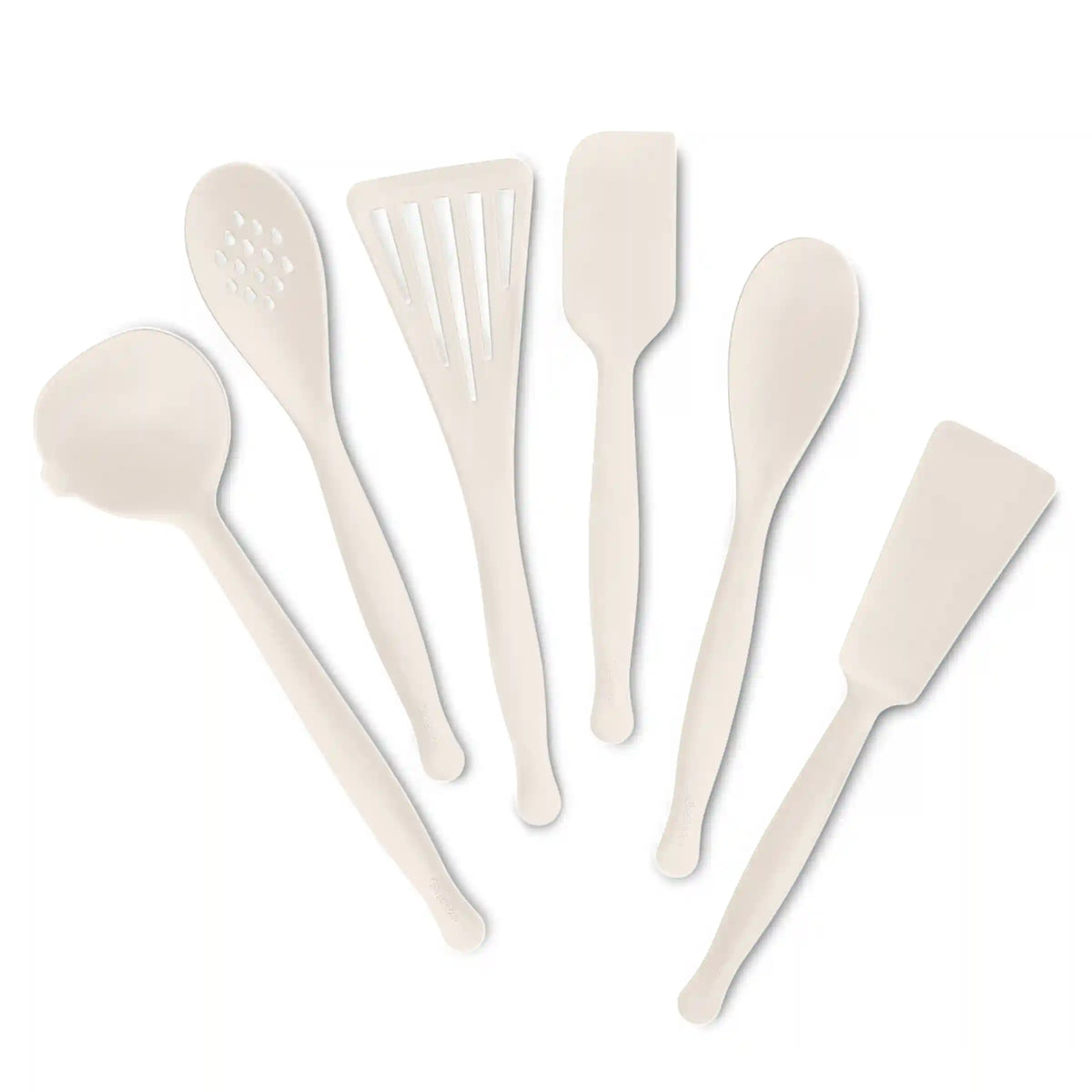 Premiere Silicone 6-Piece Utensil Set | Bisque