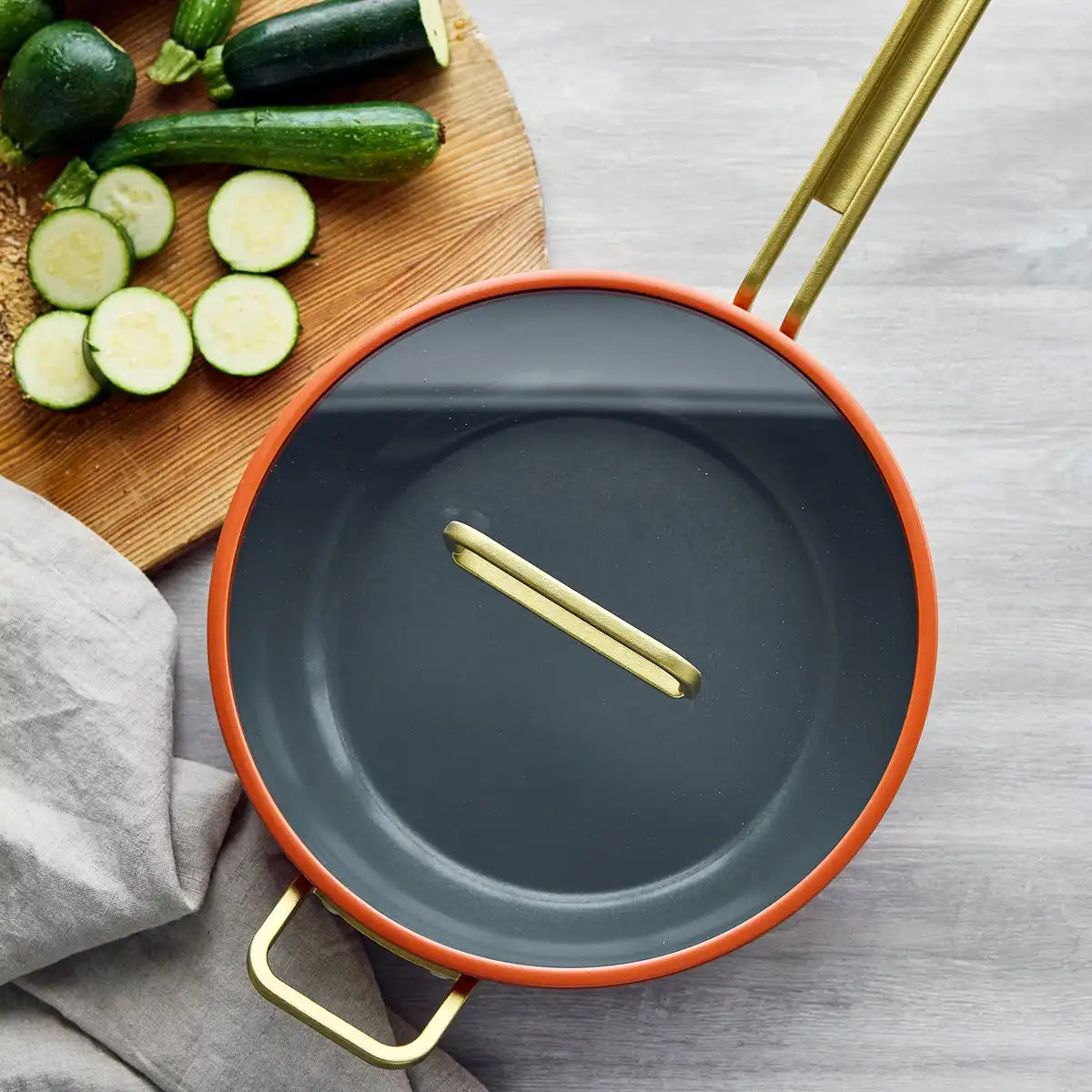 Stanley Tucci™ Ceramic Nonstick 4.5-Quart Stanley Pan Jr. | Amalfi Sunset