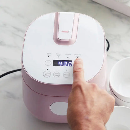 GreenLife 4-Cup Rice & Grains Cooker | Pink