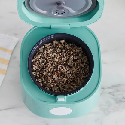 GreenLife 4-Cup Rice & Grains Cooker | Turquoise