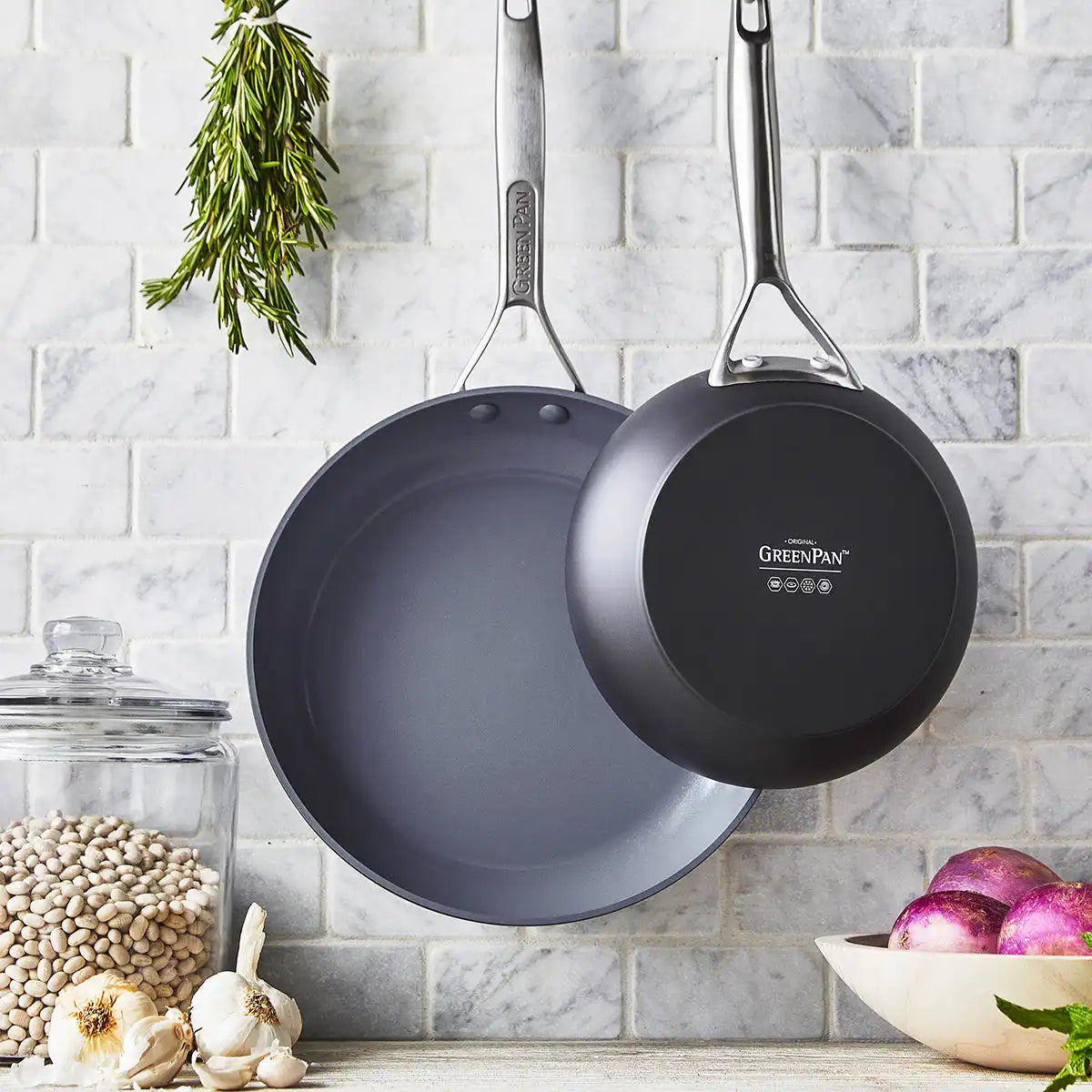 Paris Pro Ceramic Nonstick 8" and 10" Frypan Set