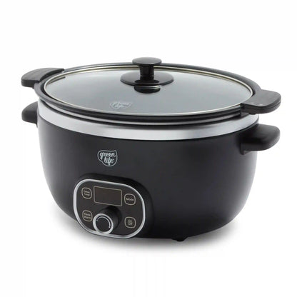 GreenLife Healthy 6-Quart Slow Cooker | Black