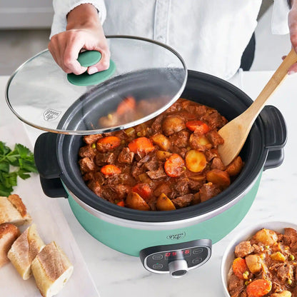 GreenLife Healthy 6-Quart Slow Cooker | Turquoise