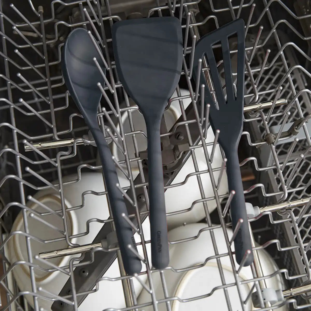Platinum Silicone Tools 7-Piece Utensil Set | Gray