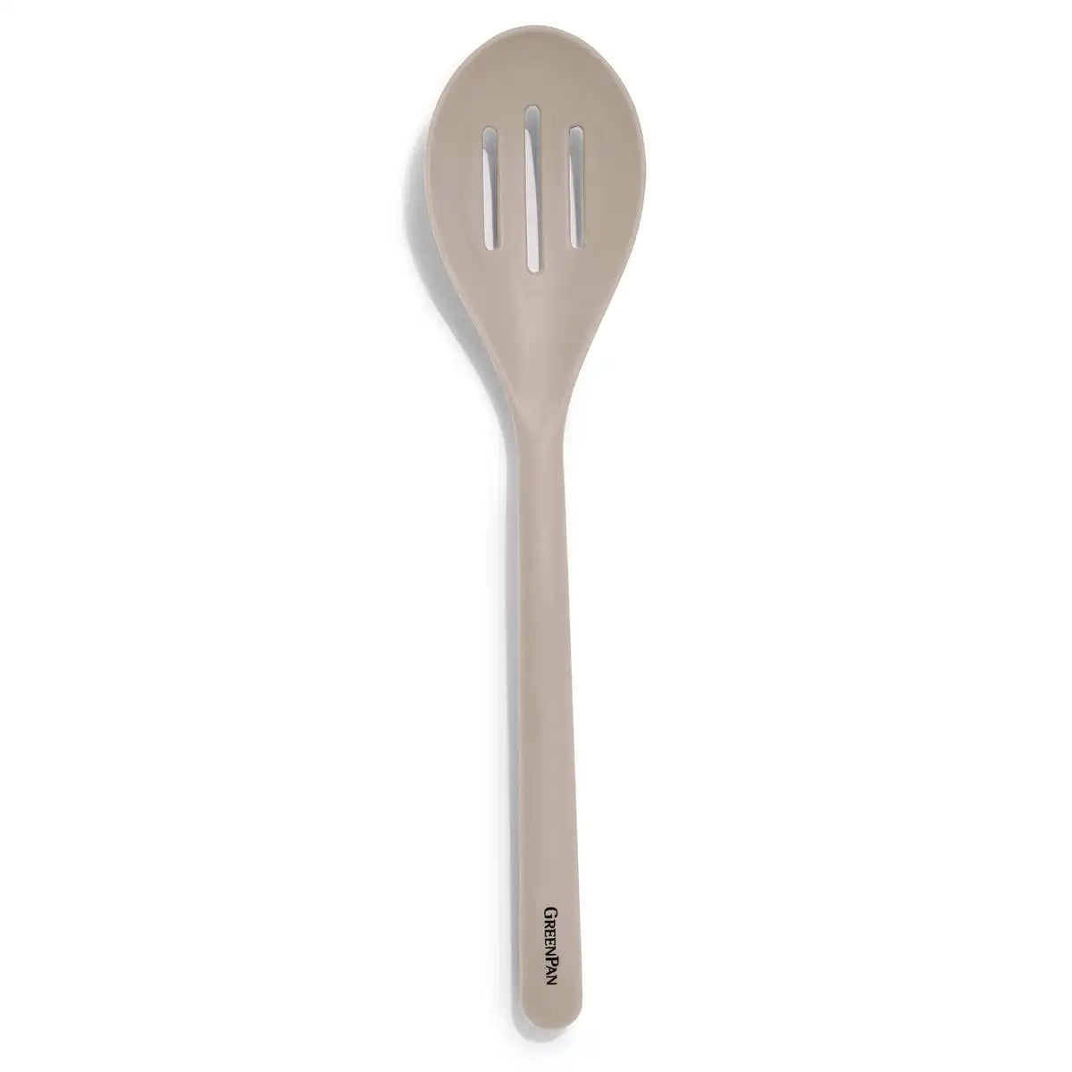 Platinum Silicone Slotted Spoon | Taupe