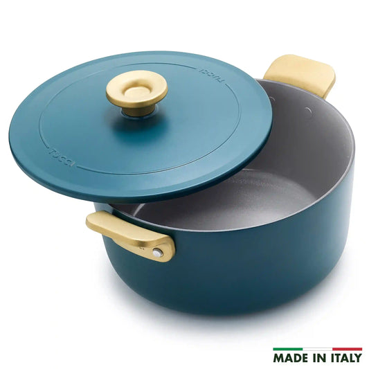 Stanley Tucci™ Ceramic Nonstick 6.5-Quart Dutch Oven | Venetian Teal