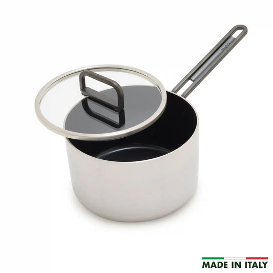 Stanley Tucci™ Stainless Steel Ceramic Nonstick 4-Quart Saucepan with Lid