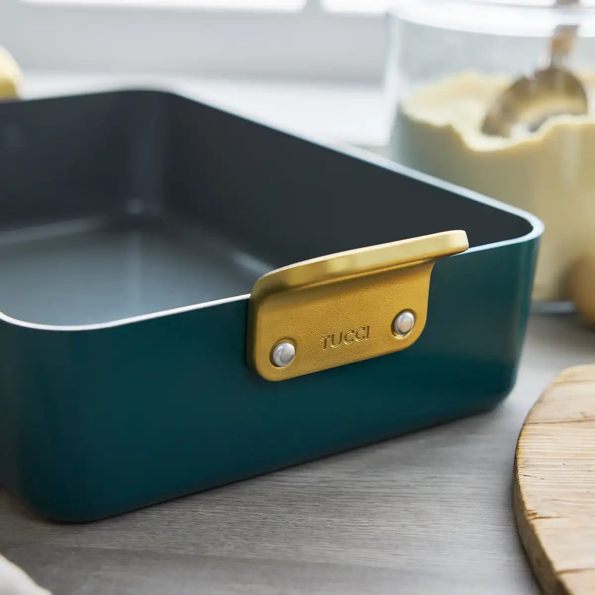 Stanley Tucci™ Ceramic Nonstick Lasagna Pan | Venetian Teal