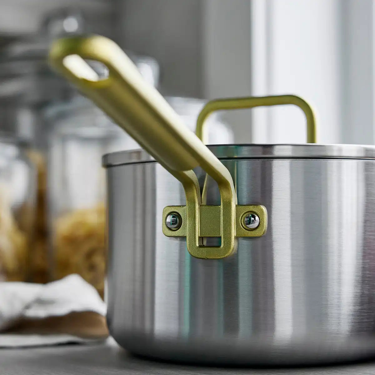 Stanley Tucci™ Uncoated Stainless Steel 4-Quart Saucepan with Lid