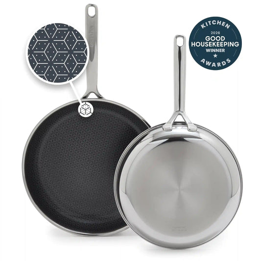 Spectra Thermobond Hybrid Ceramic Nonstick 10" and 12" Frypan Set