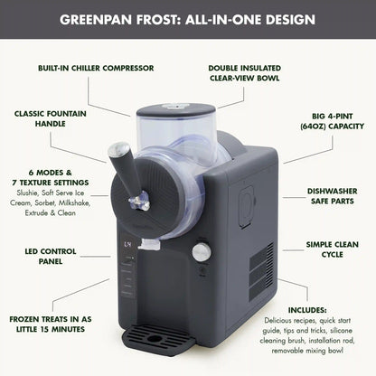 Frost Classic 15-in-1 Ice Cream & Frozen Drink Maker | Licorice