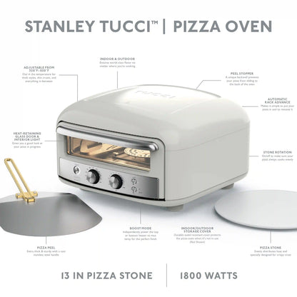 Stanley Tucci™ Indoor and Outdoor Pizza Oven | Carrara White