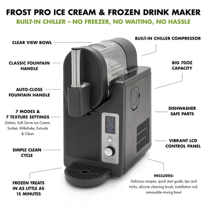 Frost Pro 16-in-1 Ice Cream, Gelato & Frozen Drink Maker | Licorice