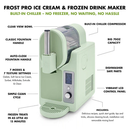 Frost Pro 16-in-1 Ice Cream, Gelato & Frozen Drink Maker | Pistachio