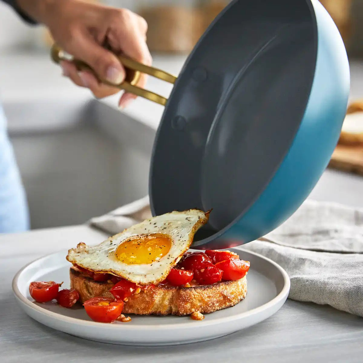 Stanley Tucci™ Ceramic Nonstick 3-Piece Mini Set | Venetian Teal