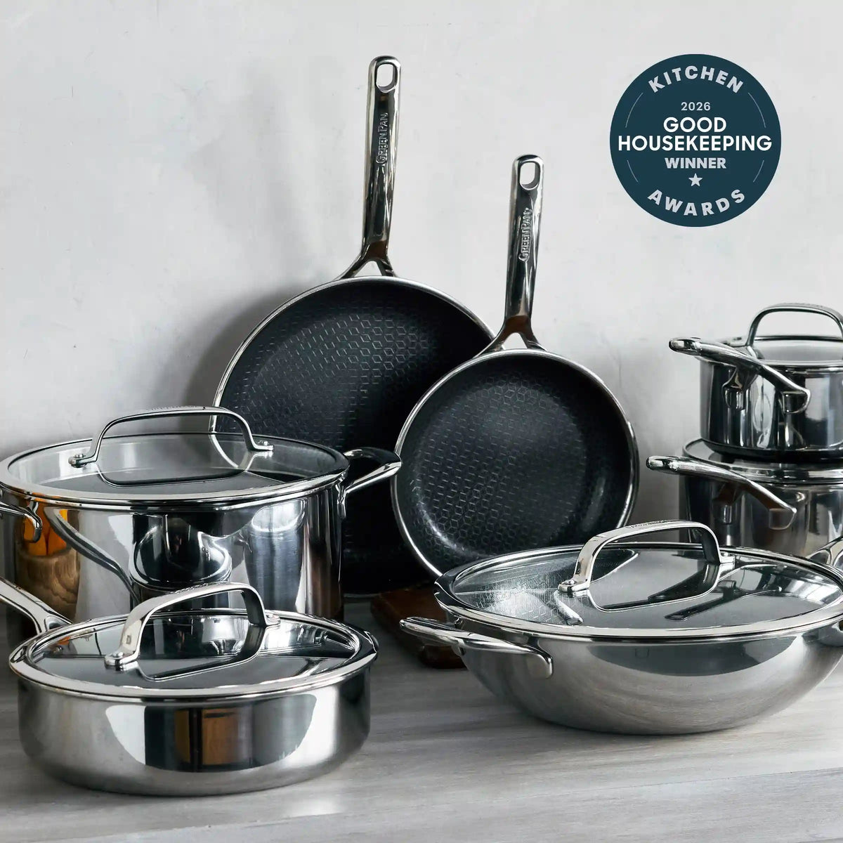 Spectra Thermobond Hybrid Ceramic Nonstick 12-Piece Cookware Set