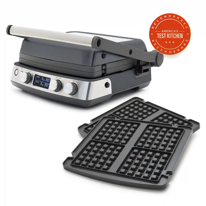 Elite Multi Grill & Griddle with Waffle Plates | Graphite