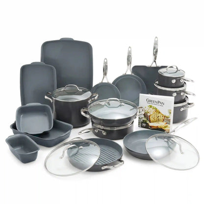 Valencia Pro and Premiere Ovenware 24-Piece Set | Gray