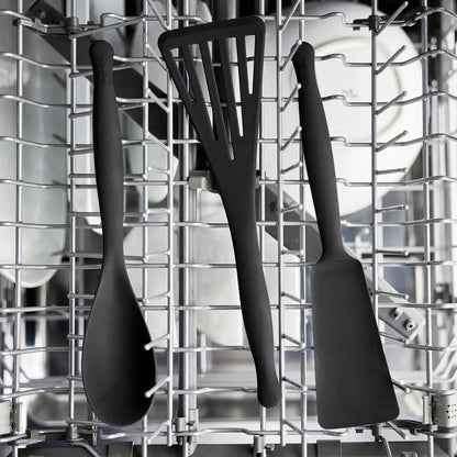 Premiere Silicone Deep Rectangle Spoon | Black