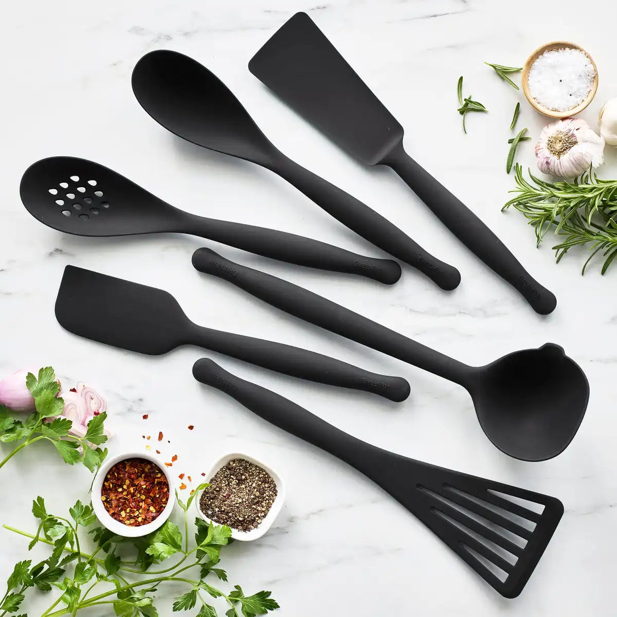 Premiere Silicone Flat Whisk | Black
