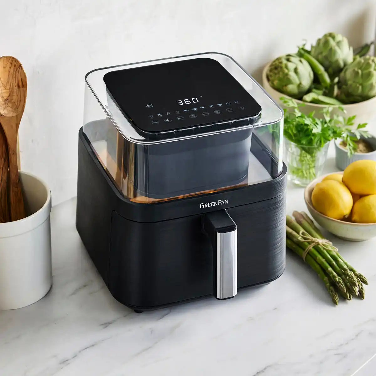 Bistro 7-Quart 360° Clear View Air Fryer