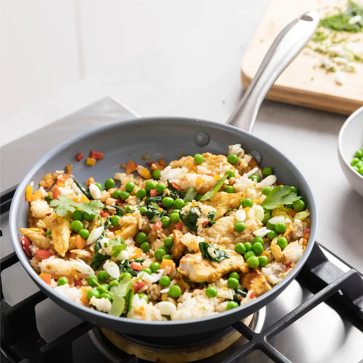 Lima Ceramic Nonstick 12" Frypan with Lid