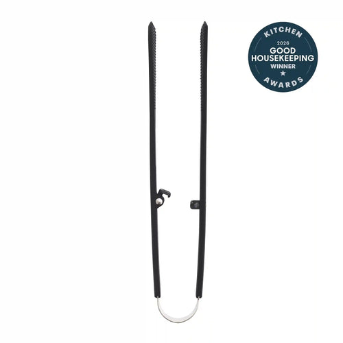 Premiere Silicone Wide Tongs | Black