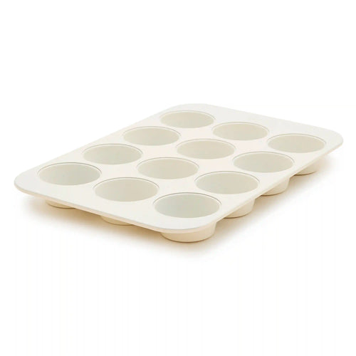 Reserve Bakeware 12-Cup Muffin Pan | Cream