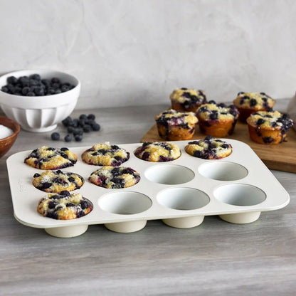 Reserve Bakeware 12-Cup Muffin Pan | Cream