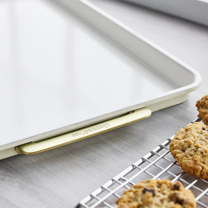 Reserve Bakeware 13" x 18" Half Sheet Pan with Cooling Rack | Cream