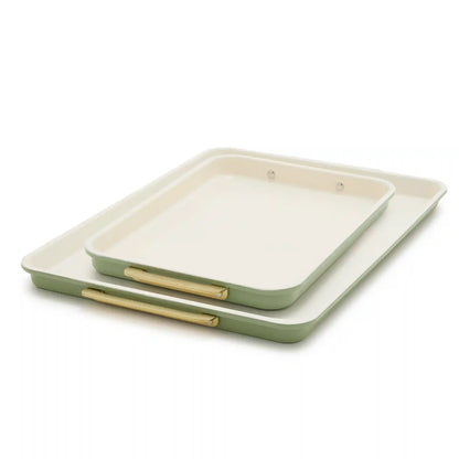 Reserve Bakeware 2-Piece Sheet Pan Set | Sage