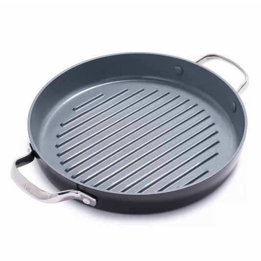 Valencia Pro Ceramic Nonstick 11" Round Grill Pan
