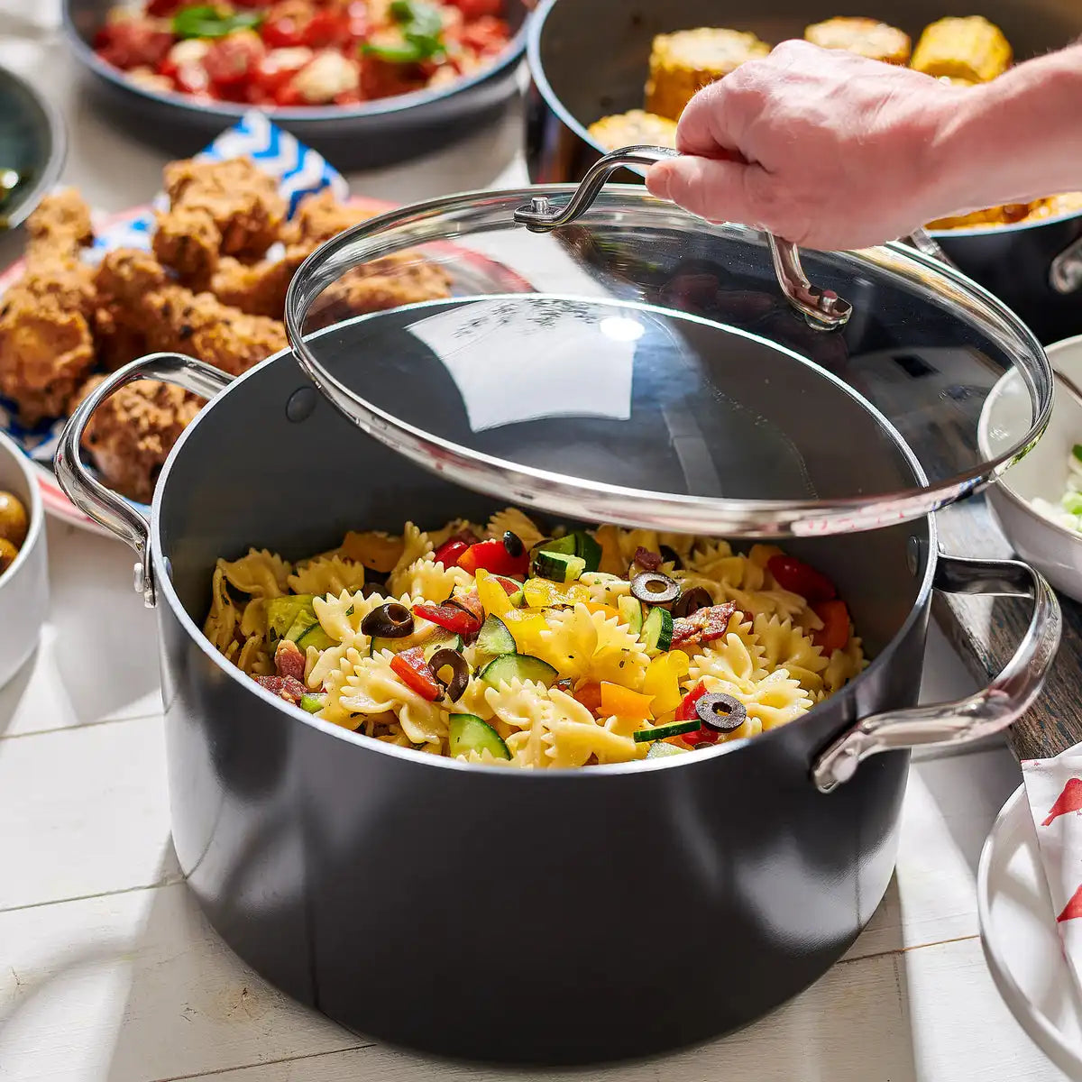 Valencia Pro Ceramic Nonstick 9-Piece Cookware Set