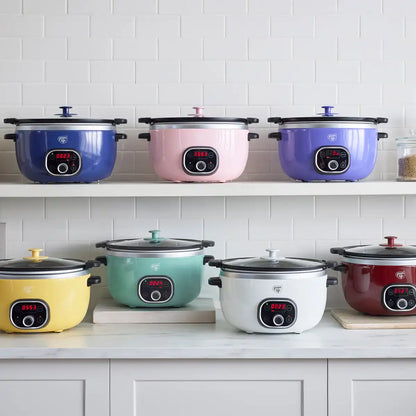 GreenLife Healthy 6-Quart Slow Cooker | Turquoise