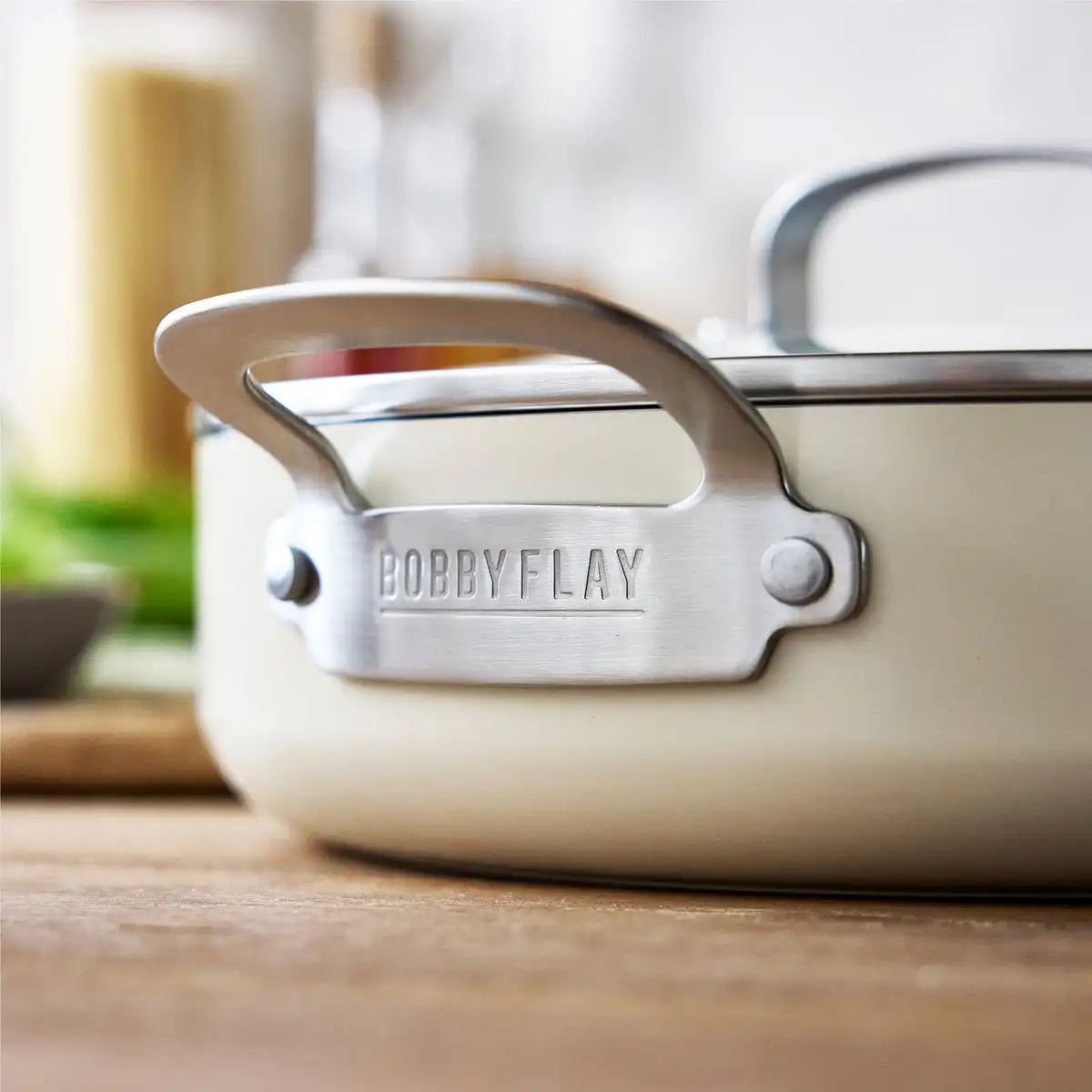 Bobby Flay by GreenPan Professional Ceramic Nonstick 13-Piece Cookware Set | Cream