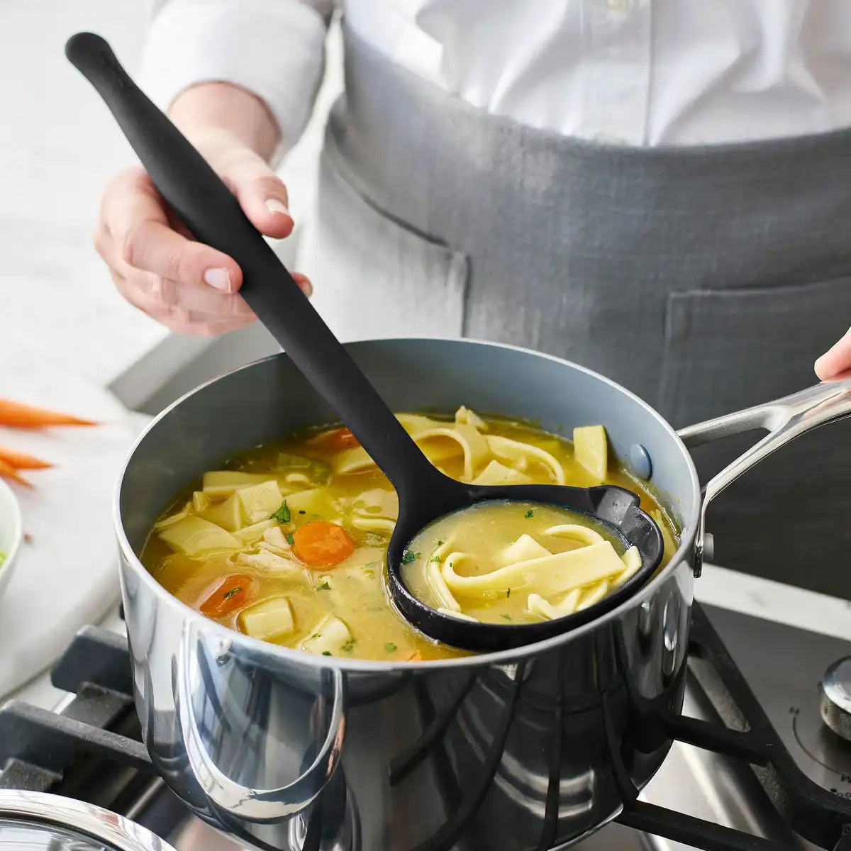 Premiere Silicone 8-Piece Utensil and Crock Set | Black