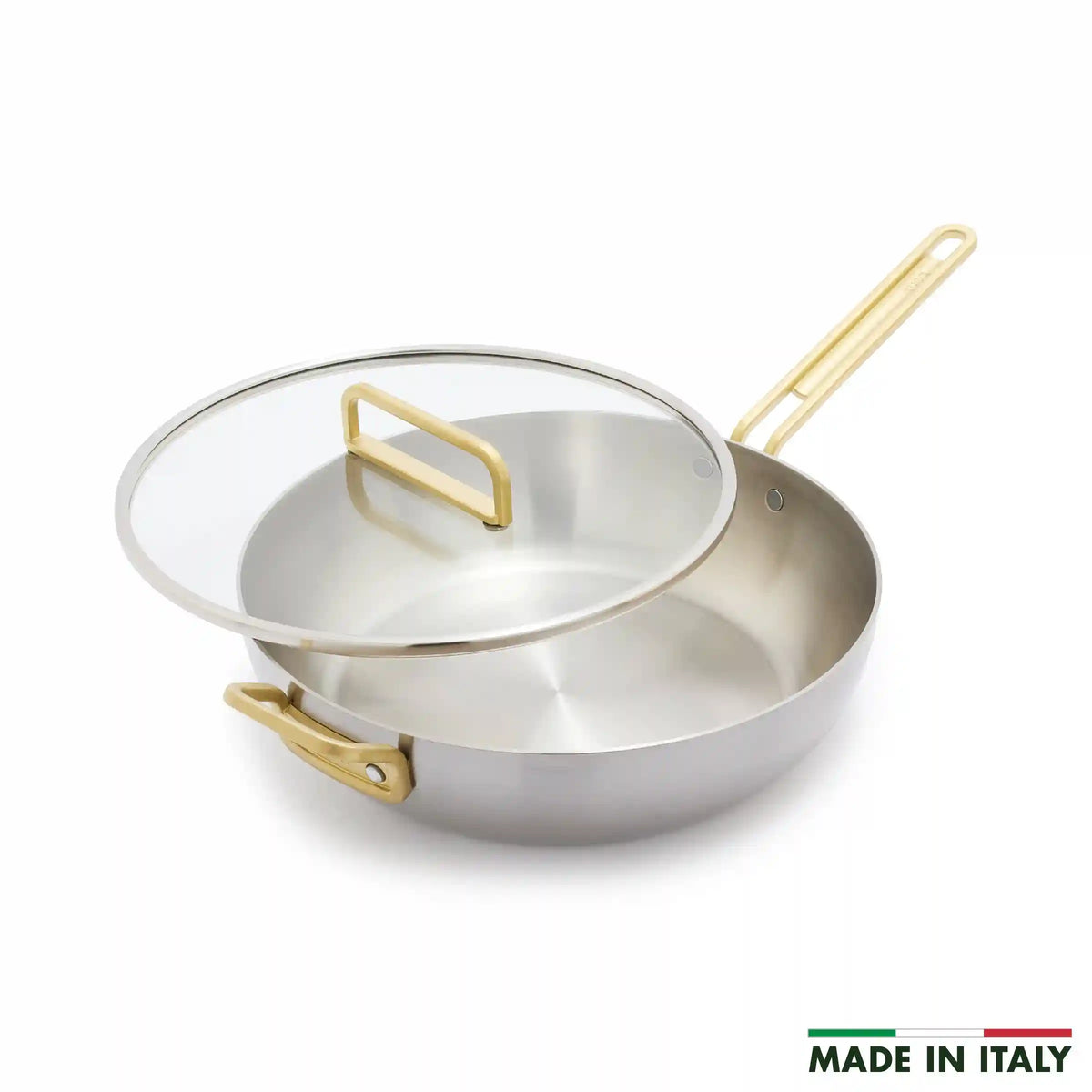 Stanley Tucci™ Uncoated Stainless Steel 6.5-Quart Stanley Pan with Lid