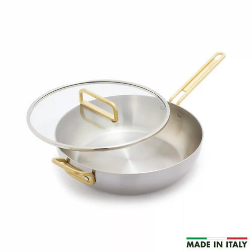 Stanley Tucci™ Uncoated Stainless Steel 6.5-Quart Stanley Pan with Lid