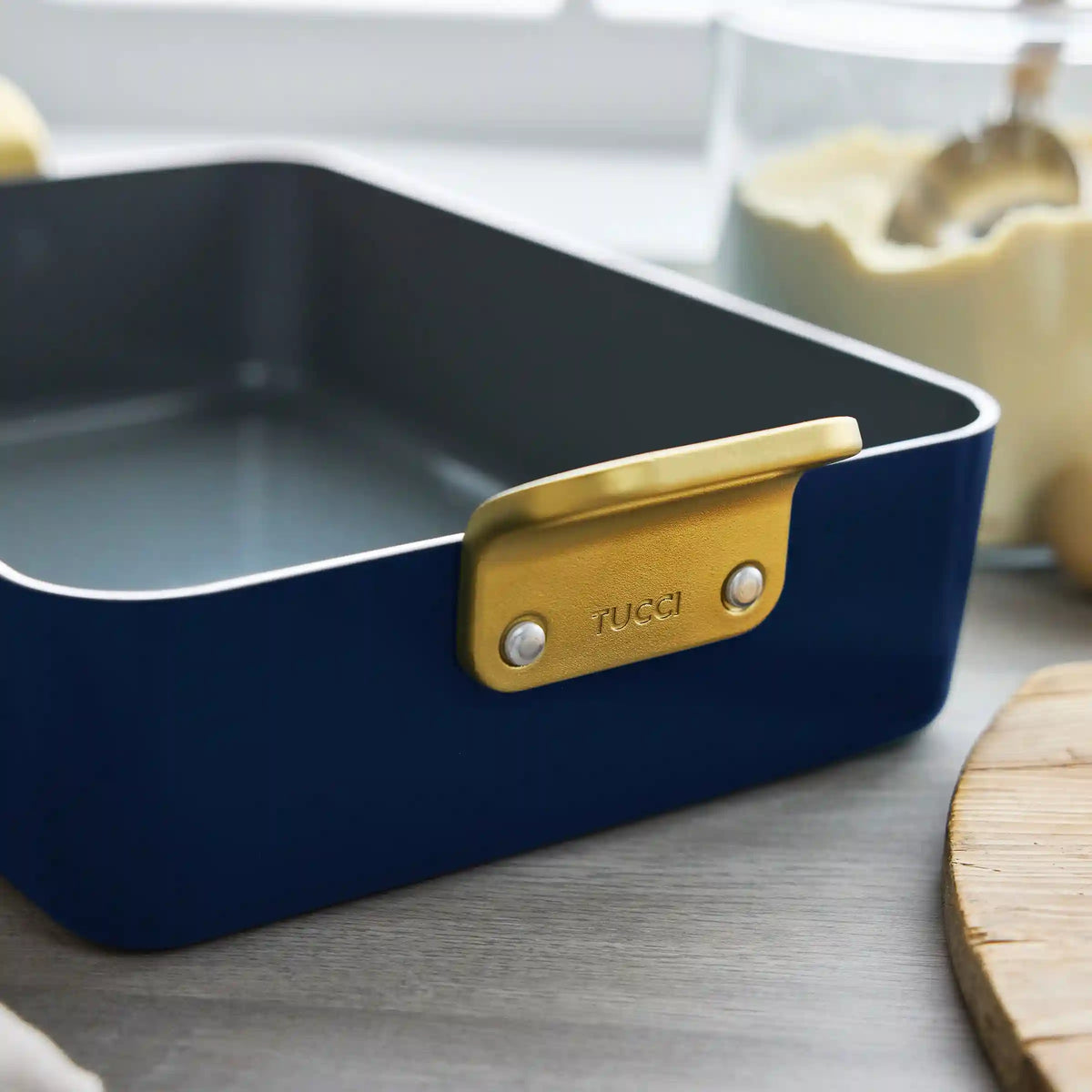 Stanley Tucci™ Ceramic Nonstick Lasagna Pan | Marino Blue