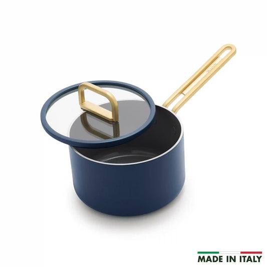Stanley Tucci™ Ceramic Nonstick 2-Quart Saucepan with Lid | Marino Blue