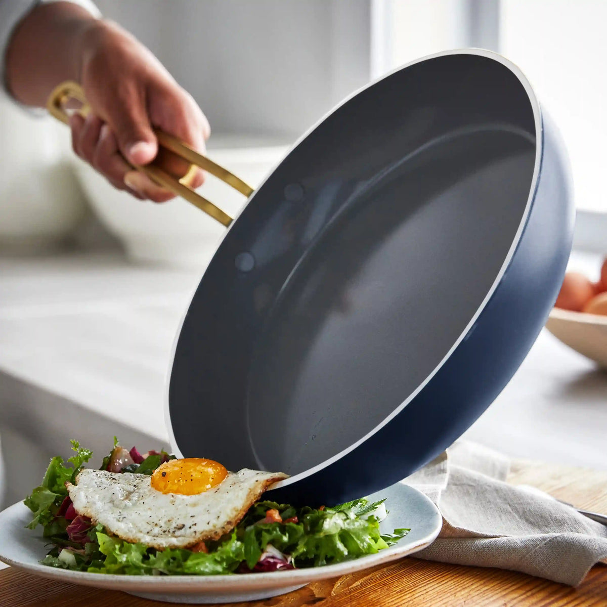 Stanley Tucci™ Ceramic Nonstick 3-Piece Mini Set | Marino Blue