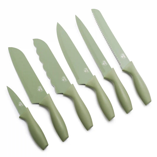 GreenLife 6-Piece Cutlery Set | Sage Green