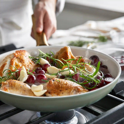 Reserve Pro Ceramic Nonstick 10" and 12" Frypan Set | Sage
