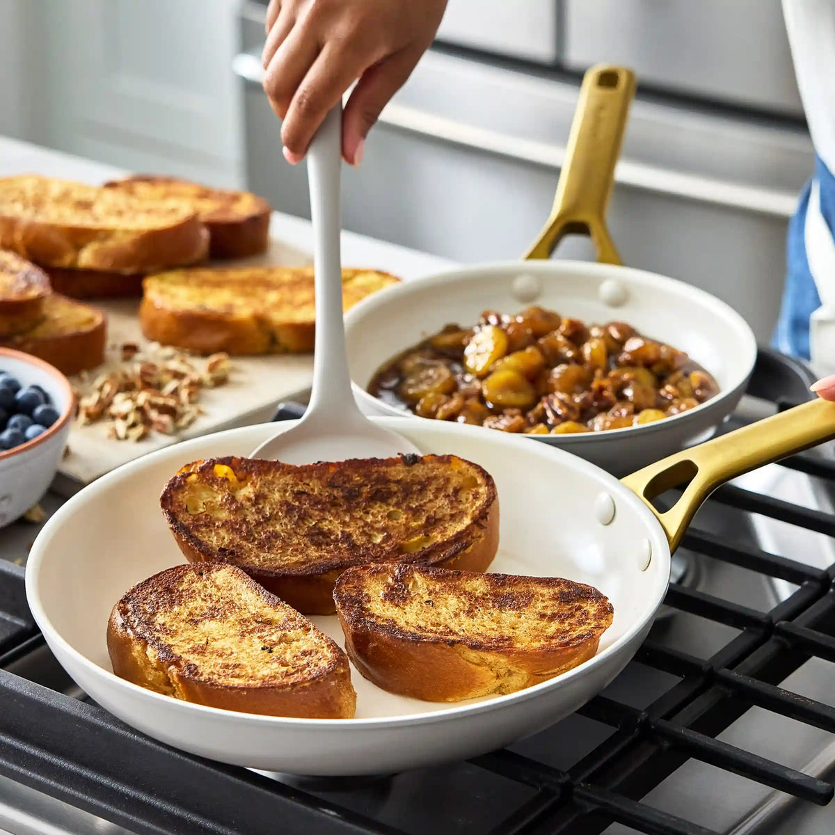 Reserve Pro Ceramic Nonstick 11-Piece Cookware Set | Oyster