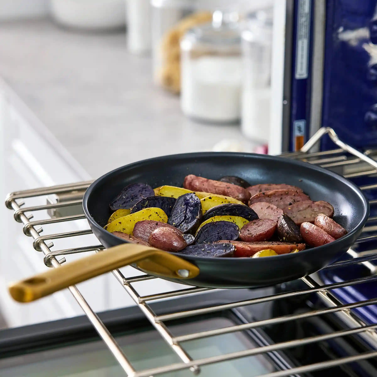 Reserve Pro Ceramic Nonstick 11-Piece Cookware Set | Black