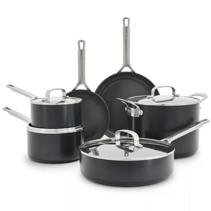 Bobby Flay by GreenPan Chef Series Hard Anodized 10-Piece Cookware Set