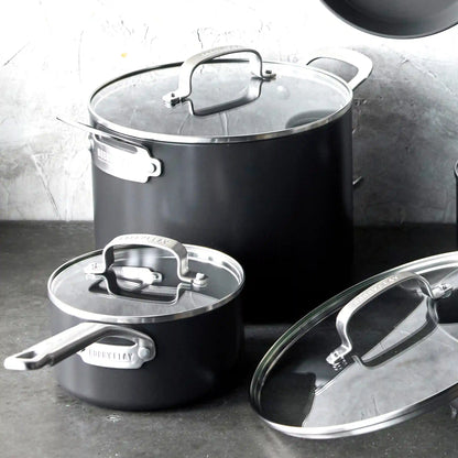 Bobby Flay by GreenPan Chef Series Hard Anodized 10-Piece Cookware Set
