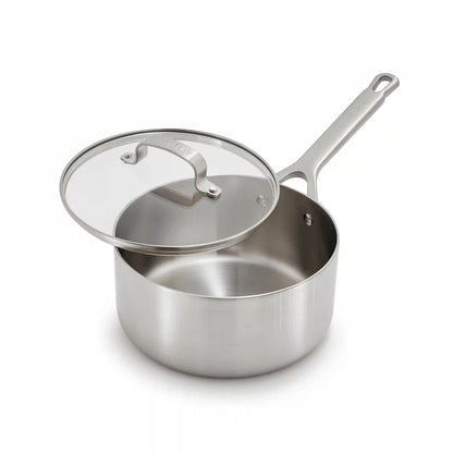 Bobby Flay by GreenPan Chef Series Uncoated Stainless Steel 3-Quart Saucepan