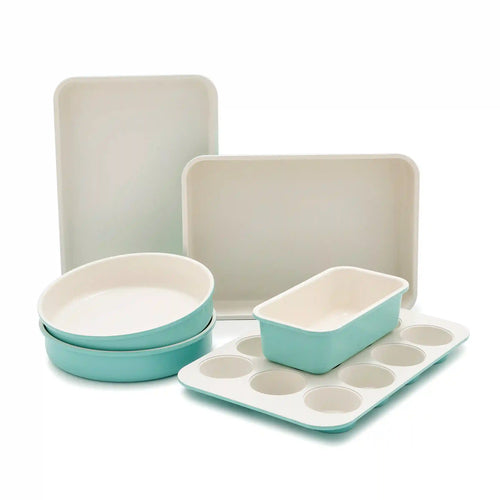 GreenLife Ceramic Nonstick 6-Piece Bakeware Set | Turquoise